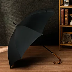 Promotion Custom umbrella high Quality Wood Handle Rain Umbrella With Custom Logo Prints advertising wholesale umbrellas