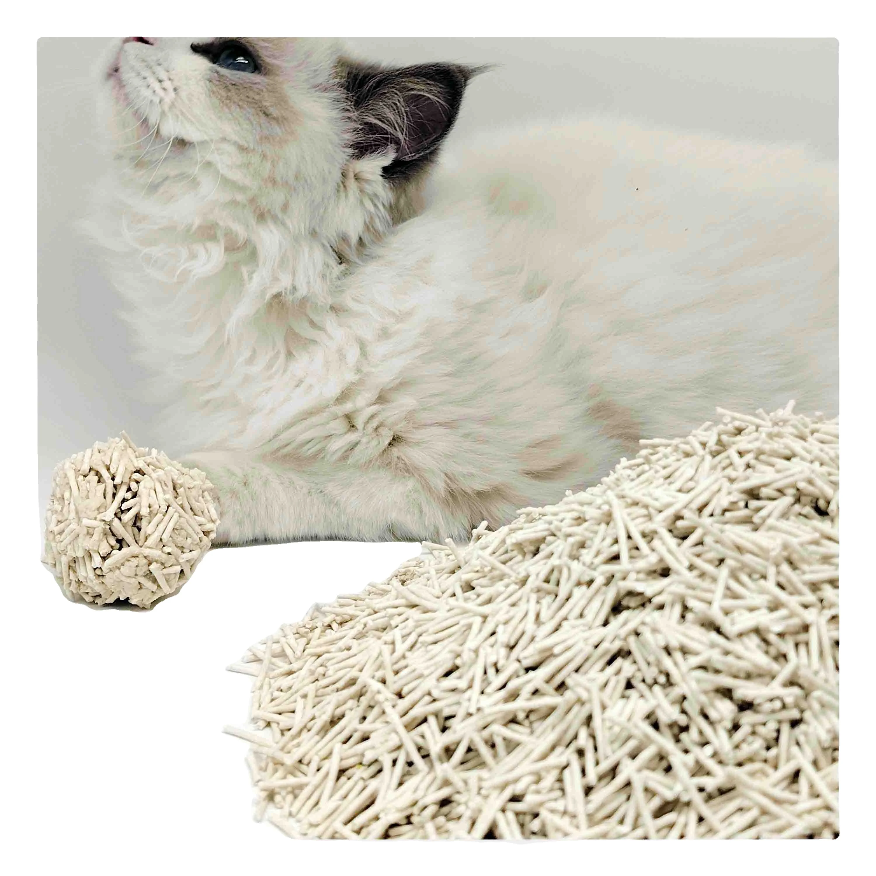 All natural high-quality tofu cat litter Toilet can flush cat litter tofu