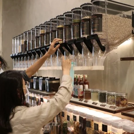 Wall Mounted Food Storage Bulk Cereal Dispensers