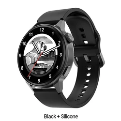 2022 Smart Watch DT4 Plus Smart Watch with NFC BT Call Wireless Charger Rotary Encoder Knob Music Control Heart Rate Smartwatch