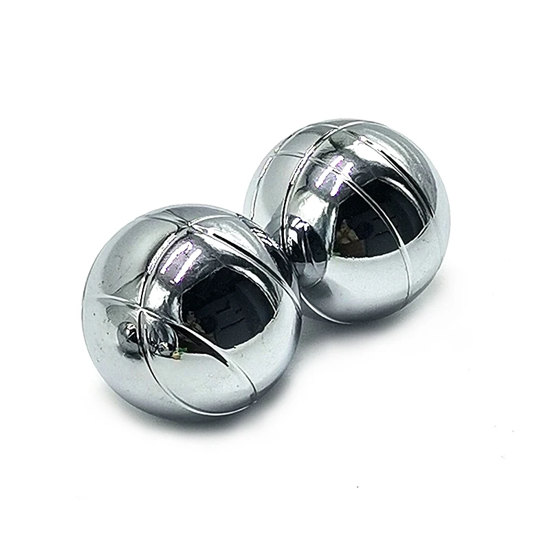 Good price sale bag of 3 petanque balls metal silver petanque bocce boule balls