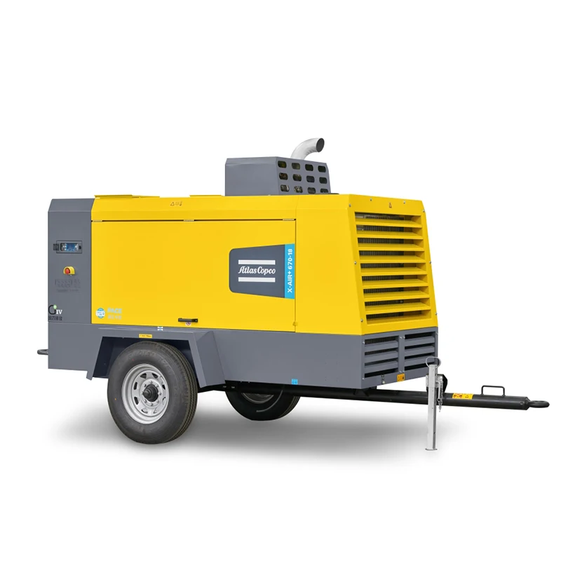 Оптовая продажа atlascopco X-Air + 1250-10 1050-14 900-25 1100-25 SQE высокого давления 16-25 Atlas Copco дизельный портативный воздушный компрессор