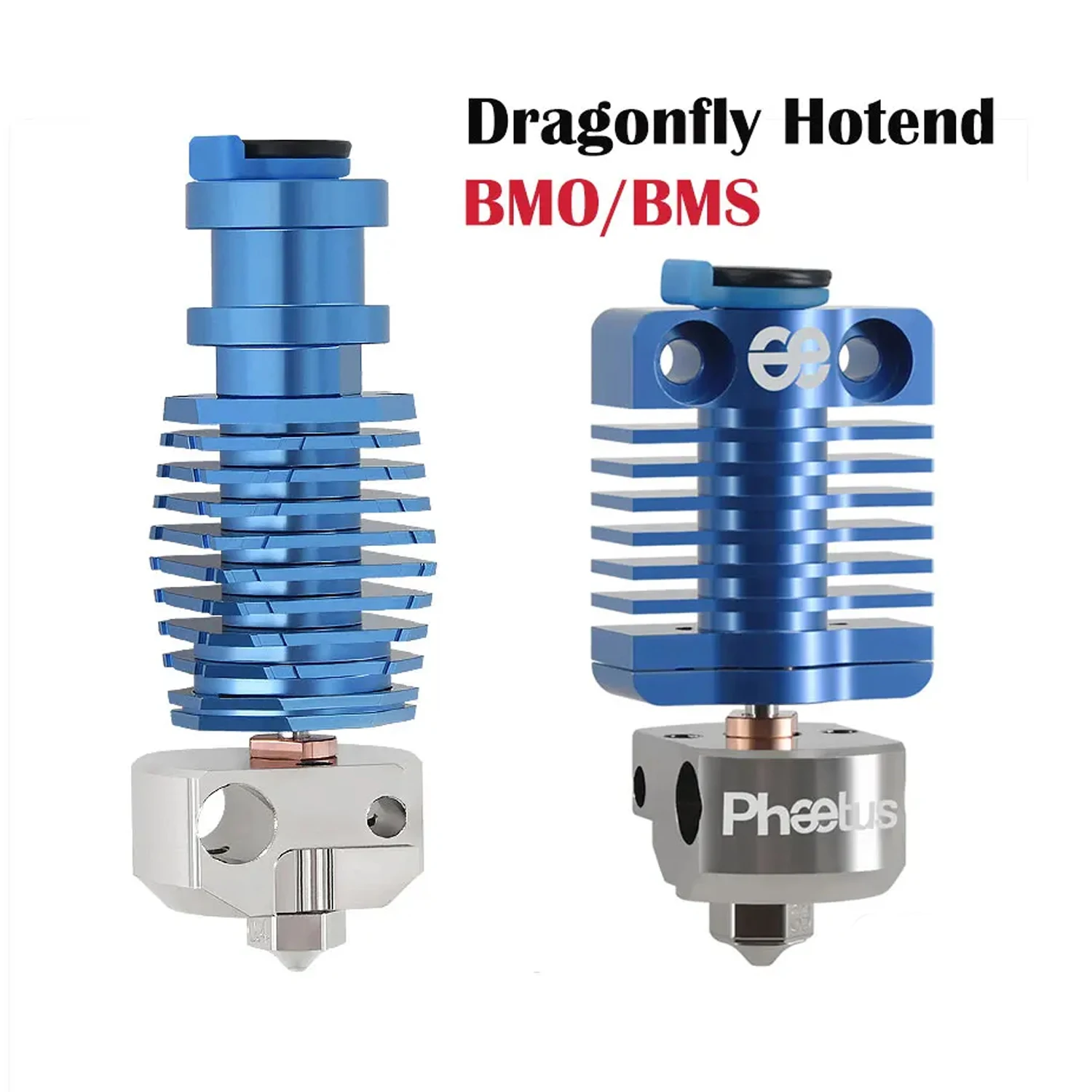 Dragonfly Hotend BMO BMS Bi-metal Heat Break Plated Copper Dragon Titan DDB Extruder 3D Printer Parts For Ender 3 V2 CR10