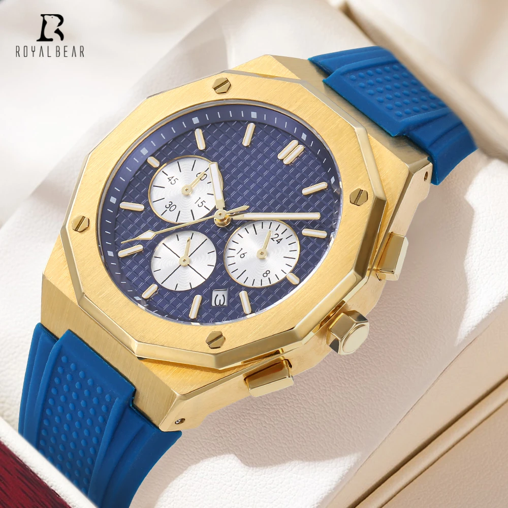 Hot Waterproof Customized Silicone Band Wristwatches Luxury Business Men Watch