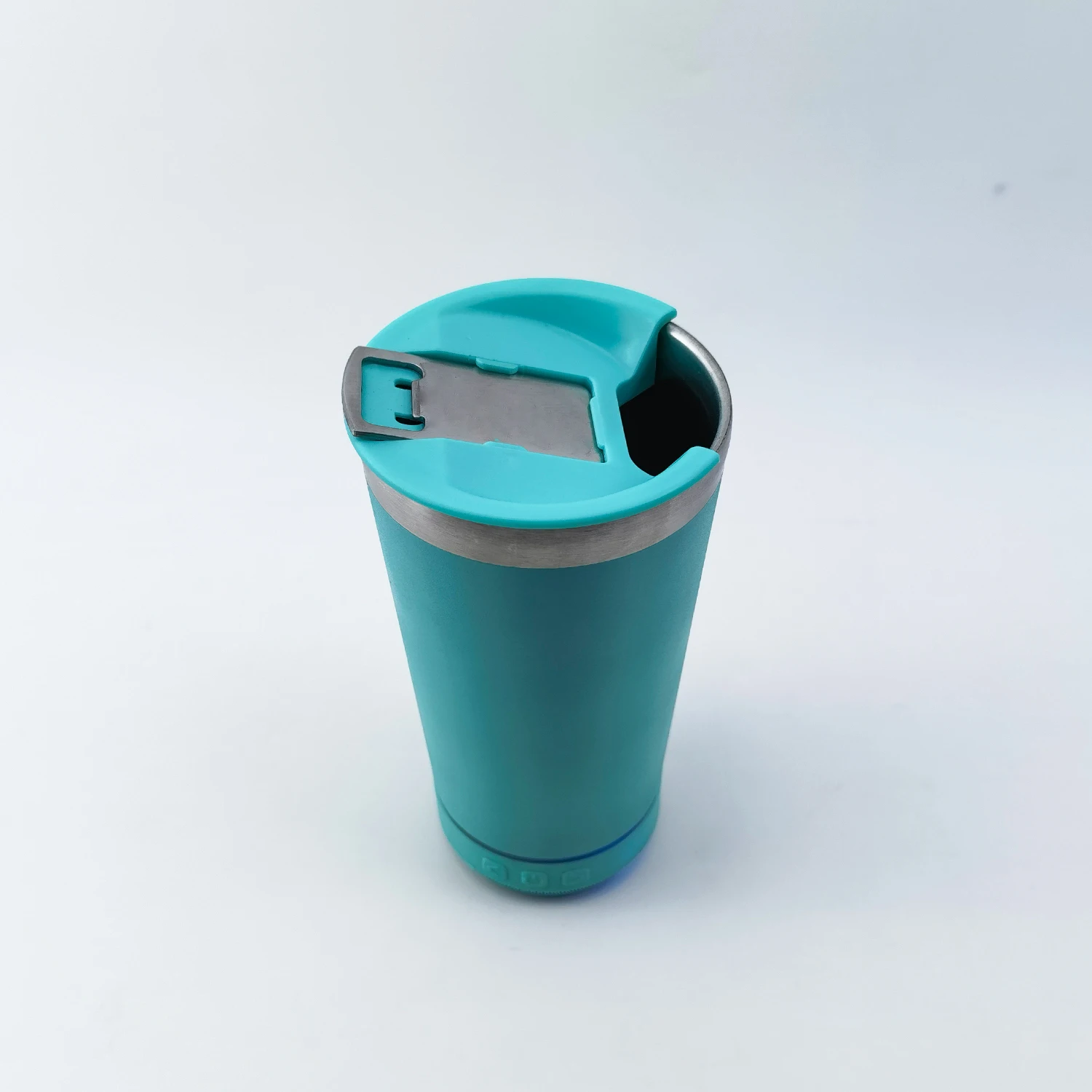 16OZ new design metal cups with beer Opener and Bluetooth Speaker and removable bottom