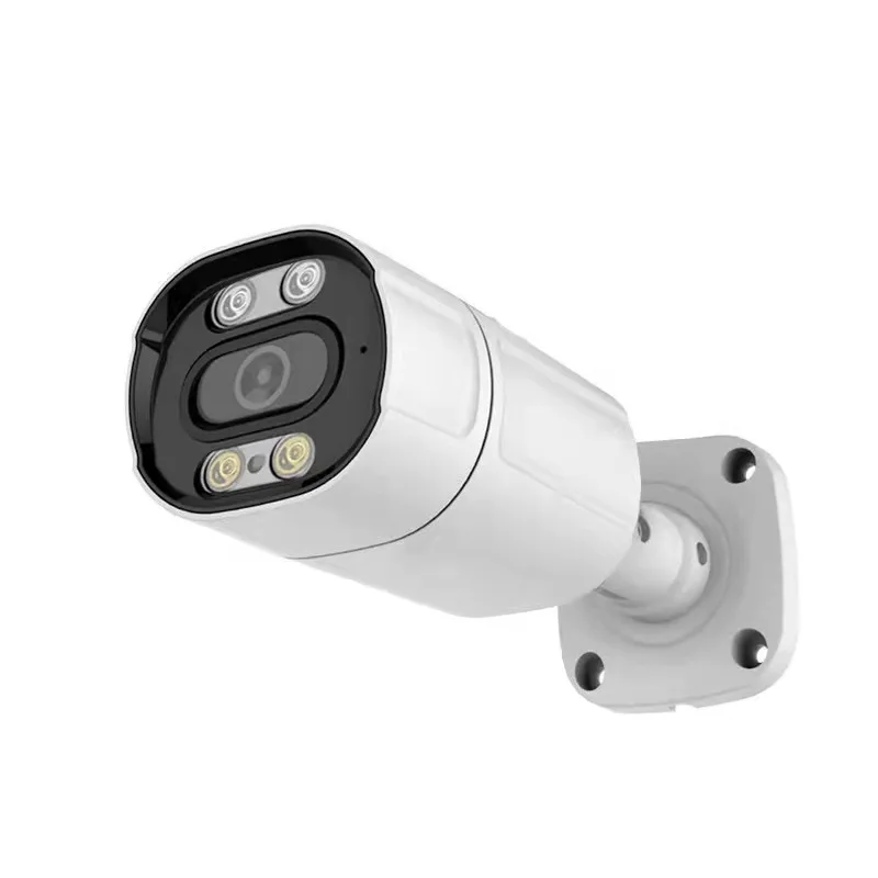 Ultra HD 4K 8MP CCTV PoE IP Camera Security Street Outdoor Indoor Double Light Human Detection Color Full Night Vision Cam