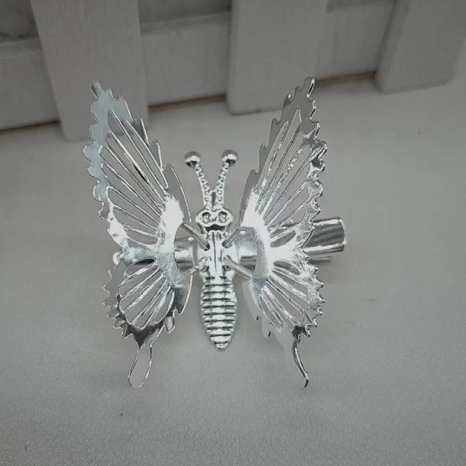 Super fairy side moving butterfly hair clip, antique style hair clip with wings and small clip headband