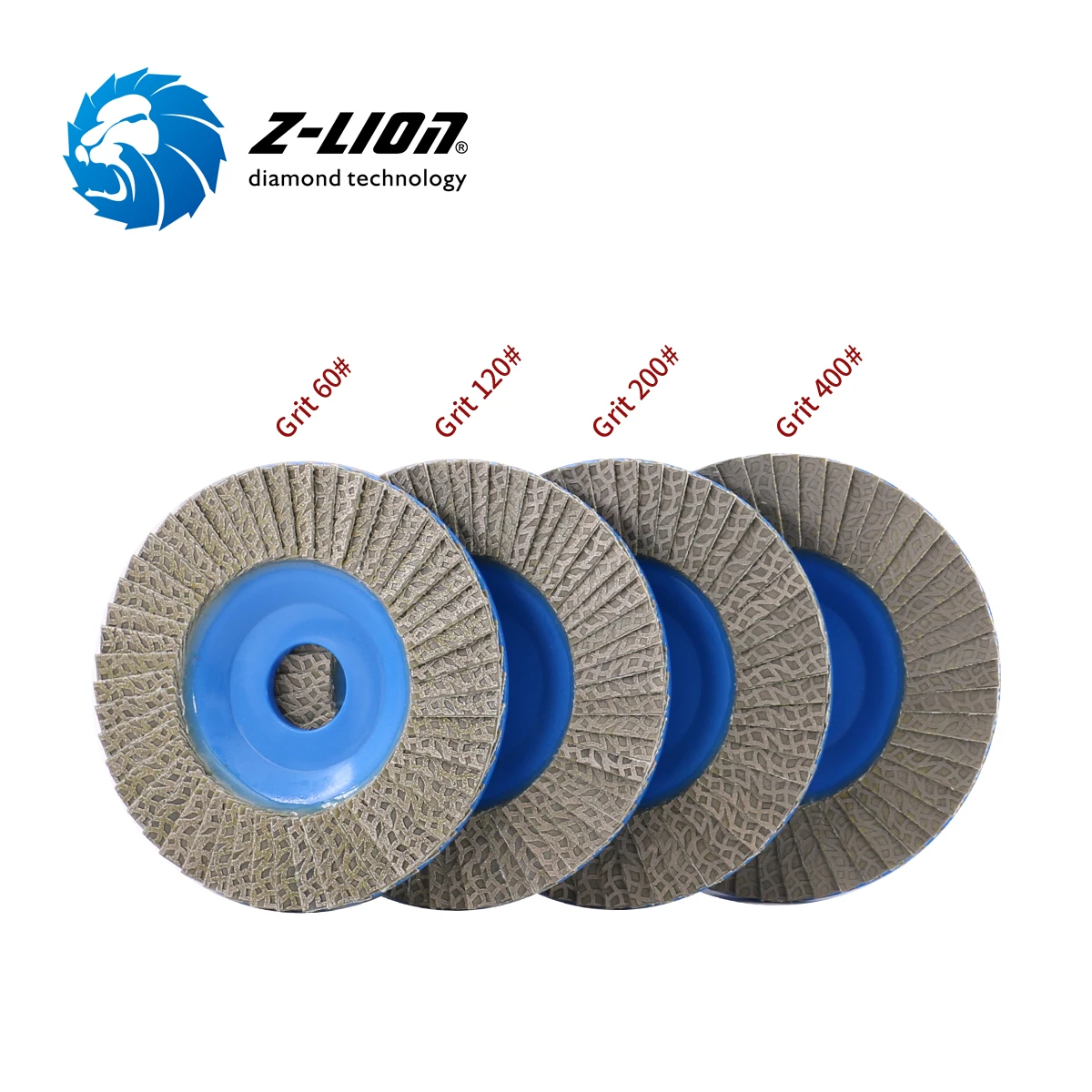 4.5' 50 Sheets 22.23mm hole Plastic Bond Abrasive Flexible Flap Diamond Disc Hot Selling Made in China