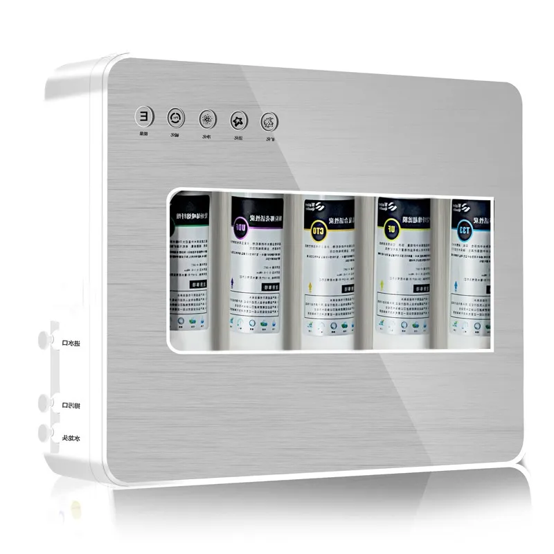 5 Stages Alkaline Water Purifier Retain Minerals Uf Membrane Countertop Home Water Filter Systems