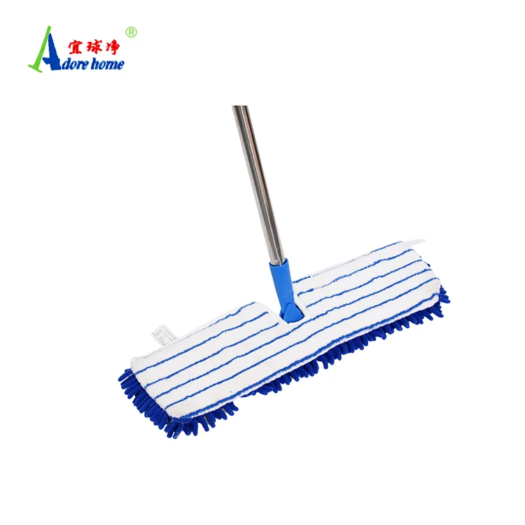 factory price wholesaling easy mop removable flat mops traditional  with microfiber mop head stainless steel handle