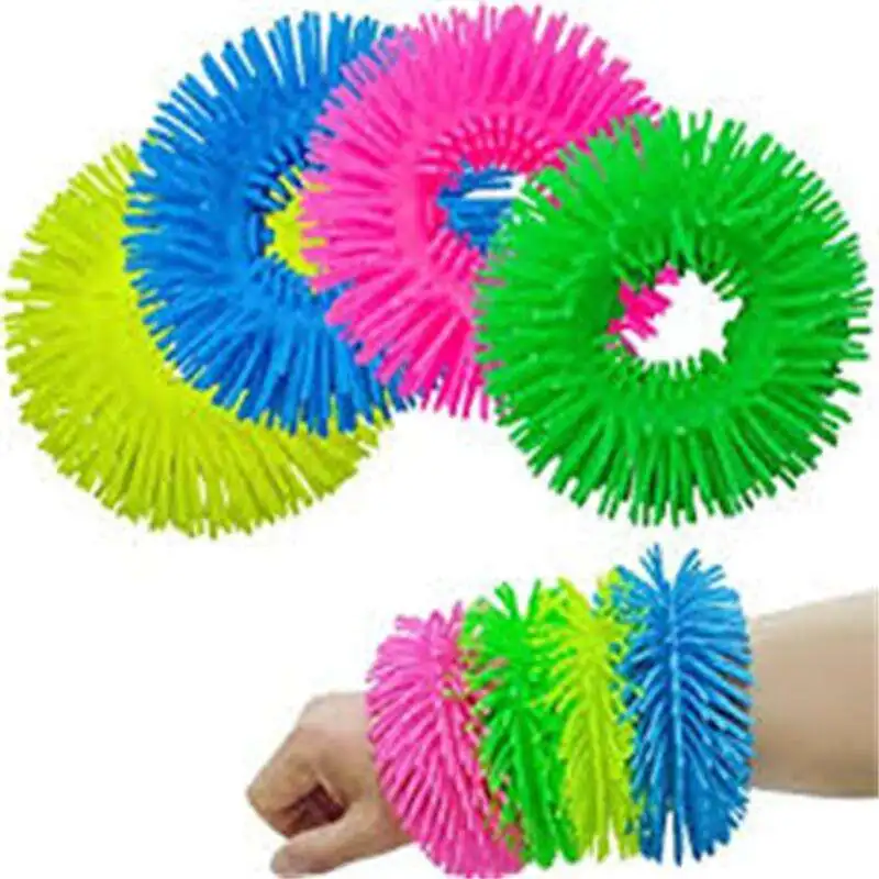 Squigglets Sensory Bracelet Fidget Toys For Adults Girls Antistress Hand Cute Soft Autism Wristband Funny Gift Jokes Cool Stuff