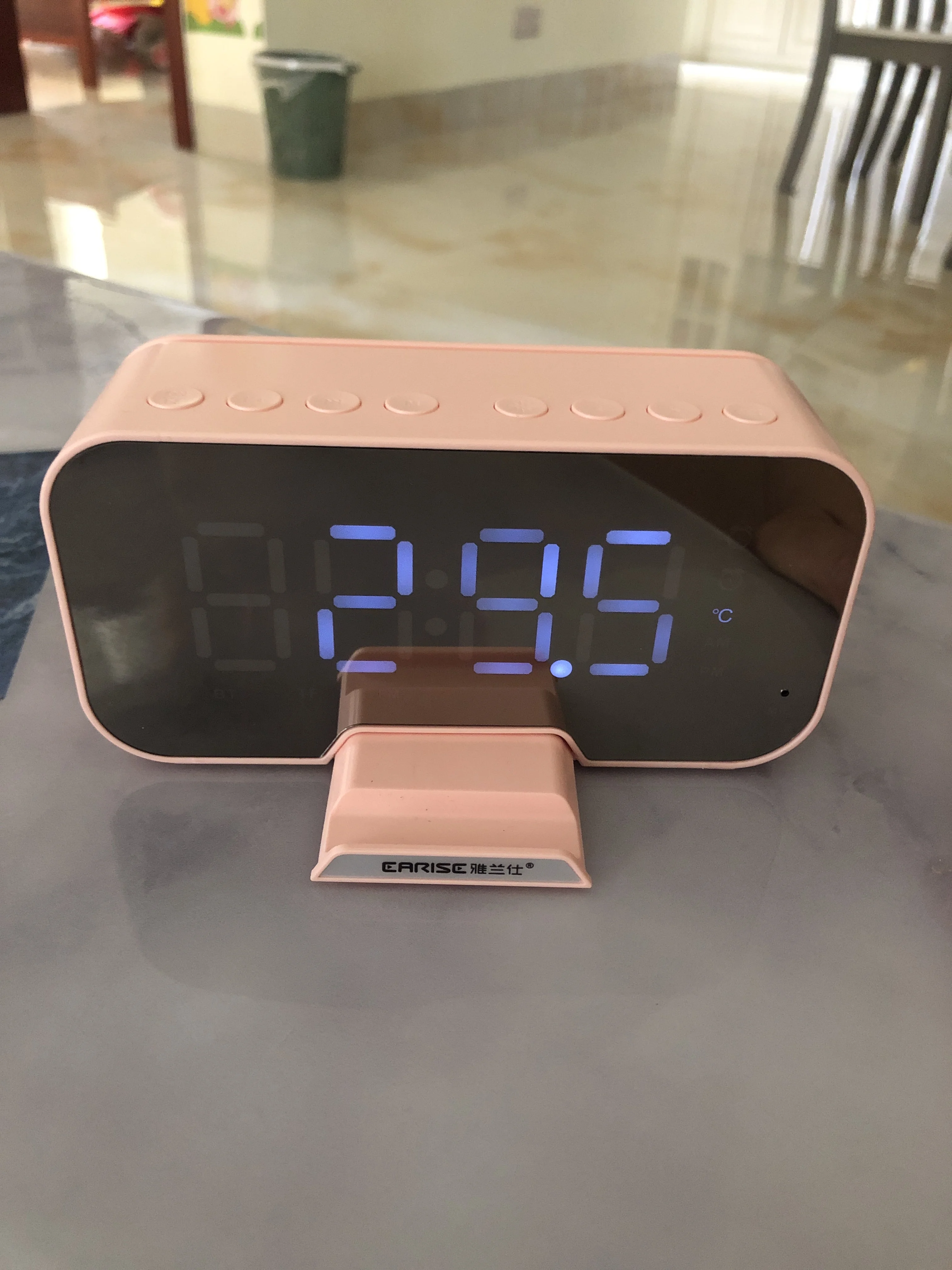 digital alarm clock with bluetooth speaker Living room desktop Bluetooth audio wake-up clock digital