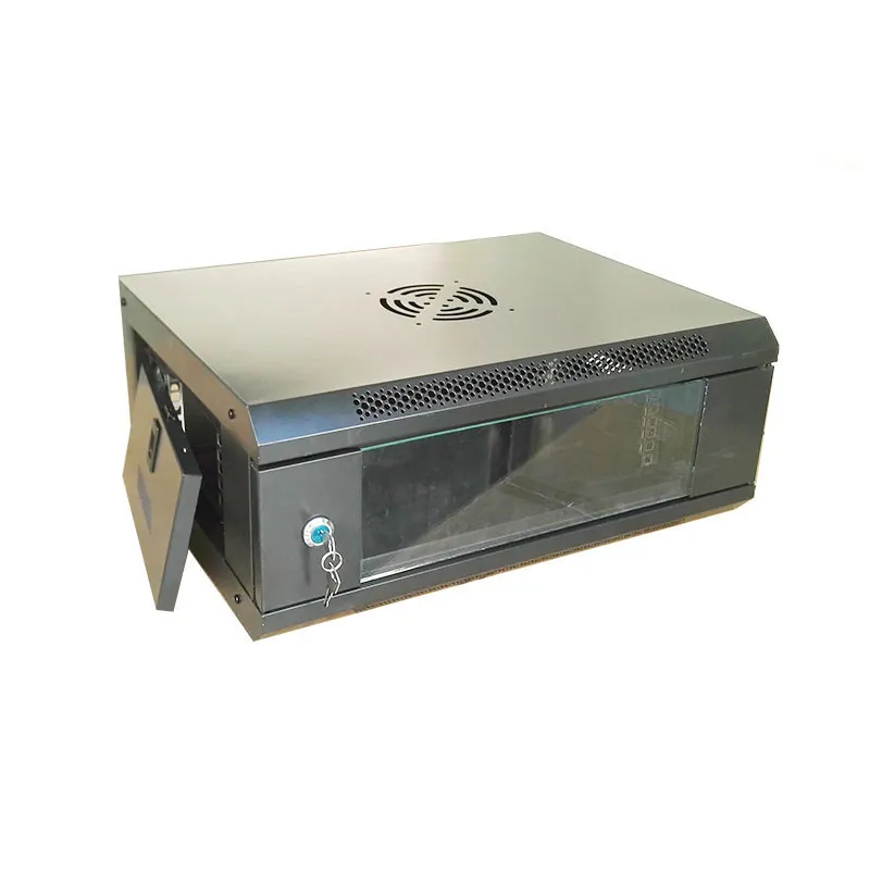 6U 9U 12U 19 дюймов центр обработки данных настенное крепление стоечный сервер 42U напольные стеклянные двери шкаф для сетевого сервера