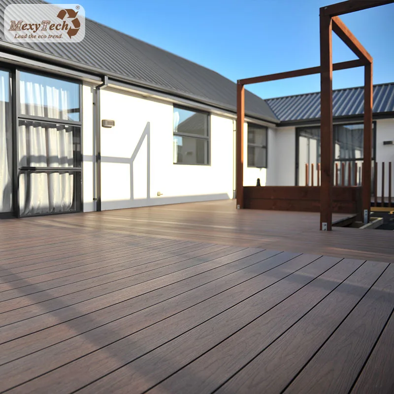 artificial wood plastic composite co-extrusion decking