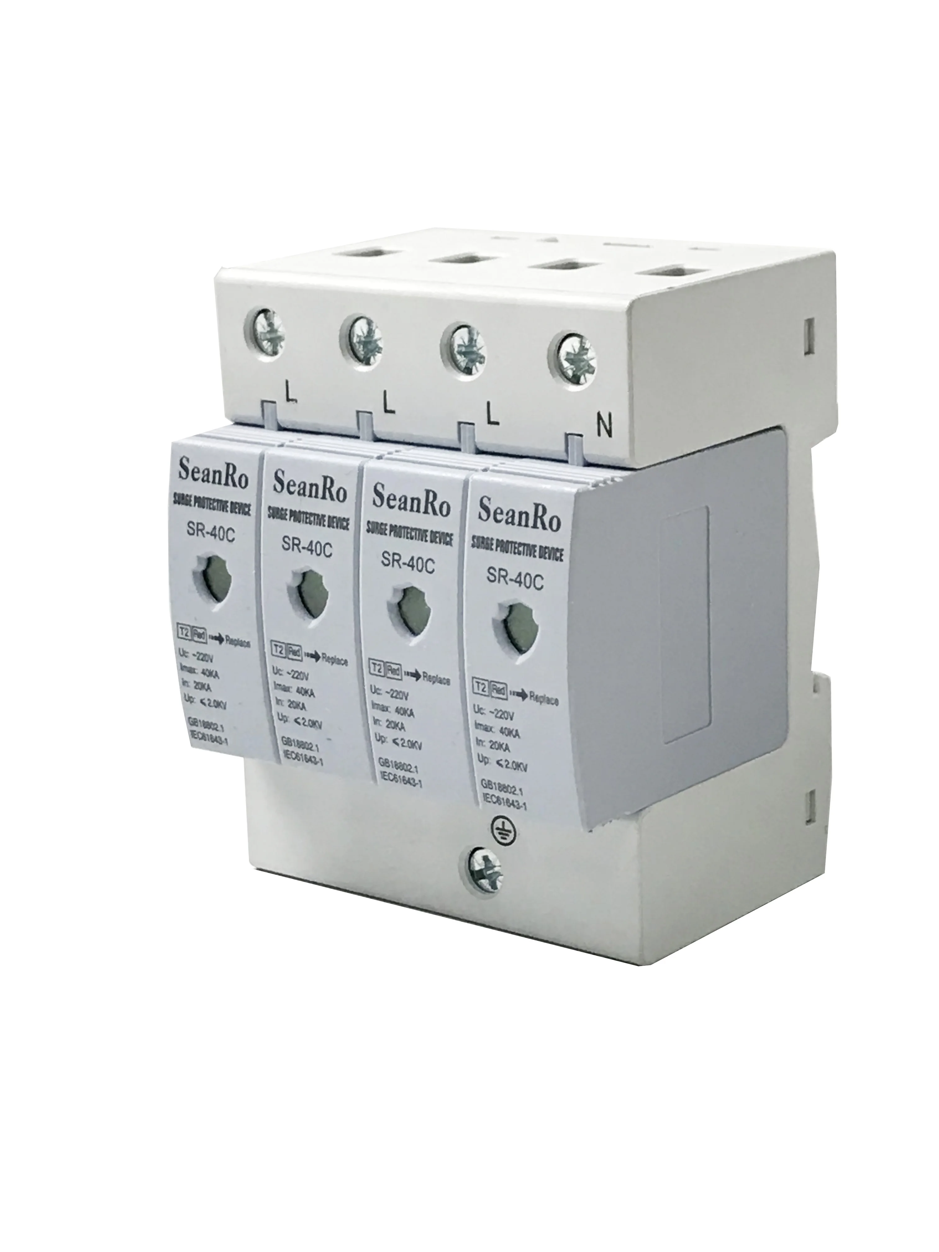 Устройство защиты от перенапряжения SeanRo AC SPD 1P 2P 3P 4P