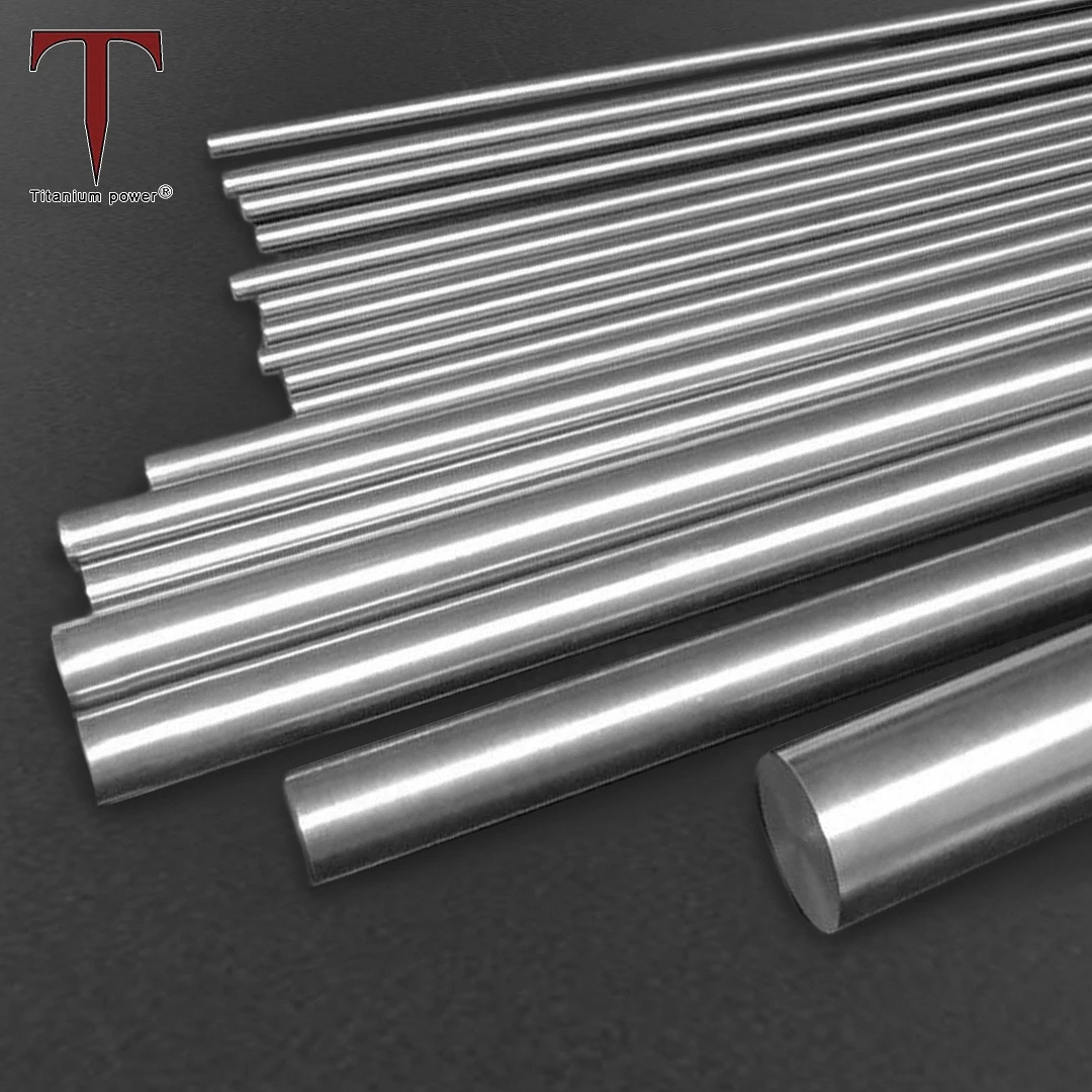 Tanium Customizable 4/6/8/10/12/16mm Solid Bar High Quality Titanium Round Rod GR2 Straight Fixed Hanger for Cars