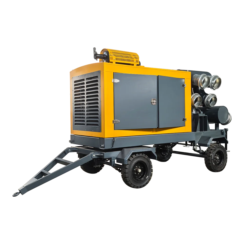 Fixed type high quality diesel engine customized vacuum centrifugal pumping station