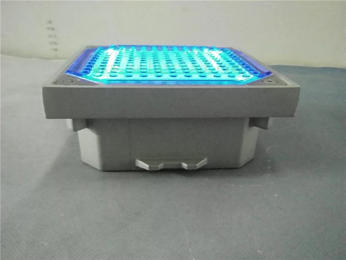 Plastic Solar Brick Lights White Yellow Green Led Garden Lights
