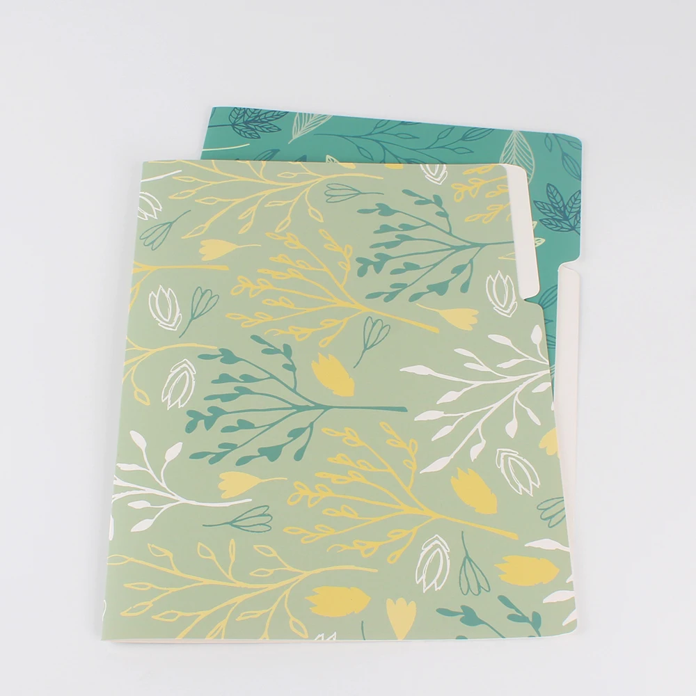Office Supplier Portable Document Folder Paper a4 paper cardboard file folder with pockets