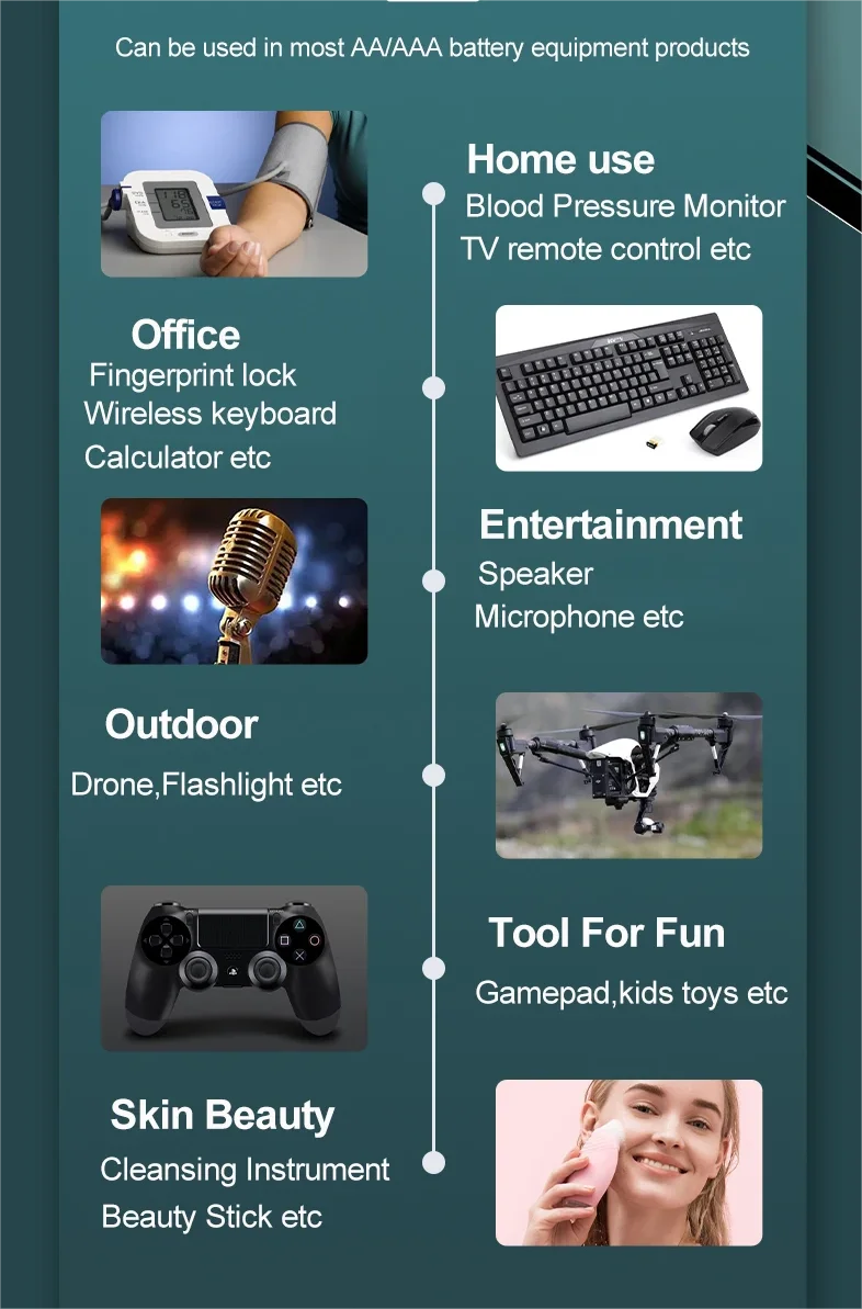 PUJIMAX 1PCS Rechargeable Batteries 3A 1.2V Nimh Battery Pack AAA Batteries 1.2V 300mah For Wireless Keyboard And Mouse Toys