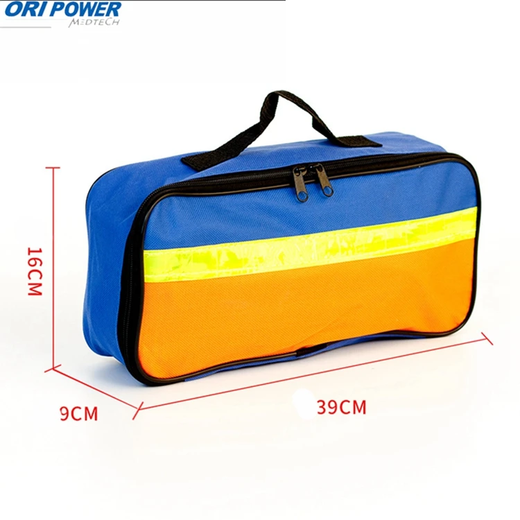 Oripower Hot Selling Roadside Adventure Rescue Auto Car Emergency kit tool bag First Aid Kit for Car