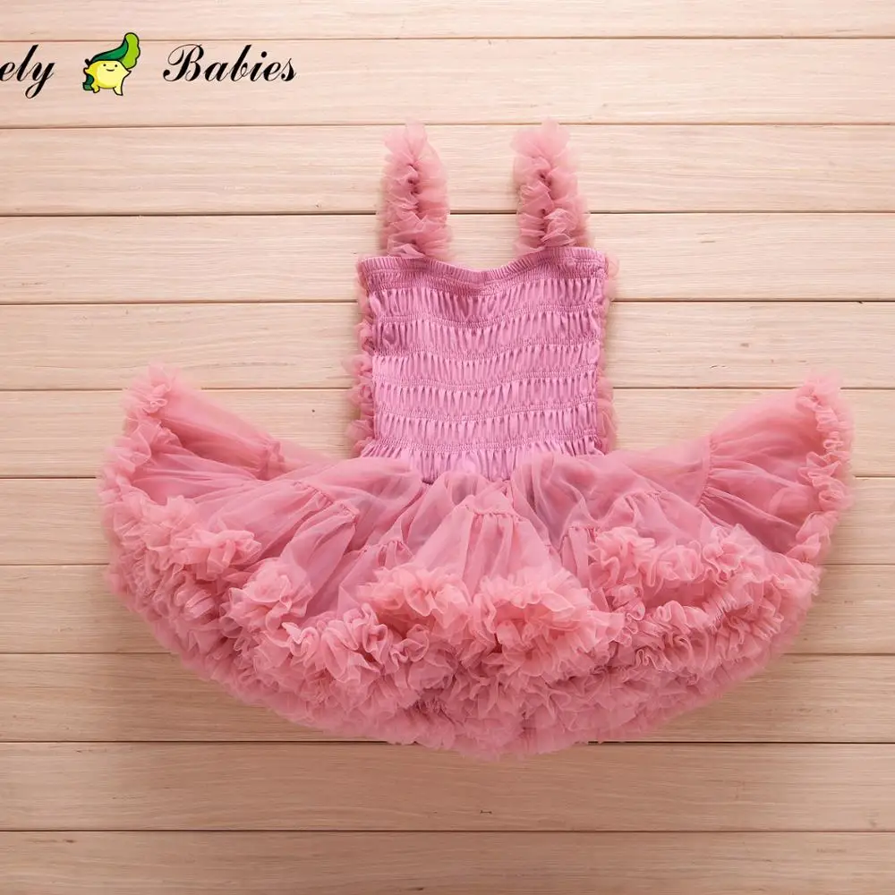 Платье принцессы для девочек, кружевное платье-пачка для девочек, одежда для малышей, одежда для балета, дня рождения, детское вечернее платье