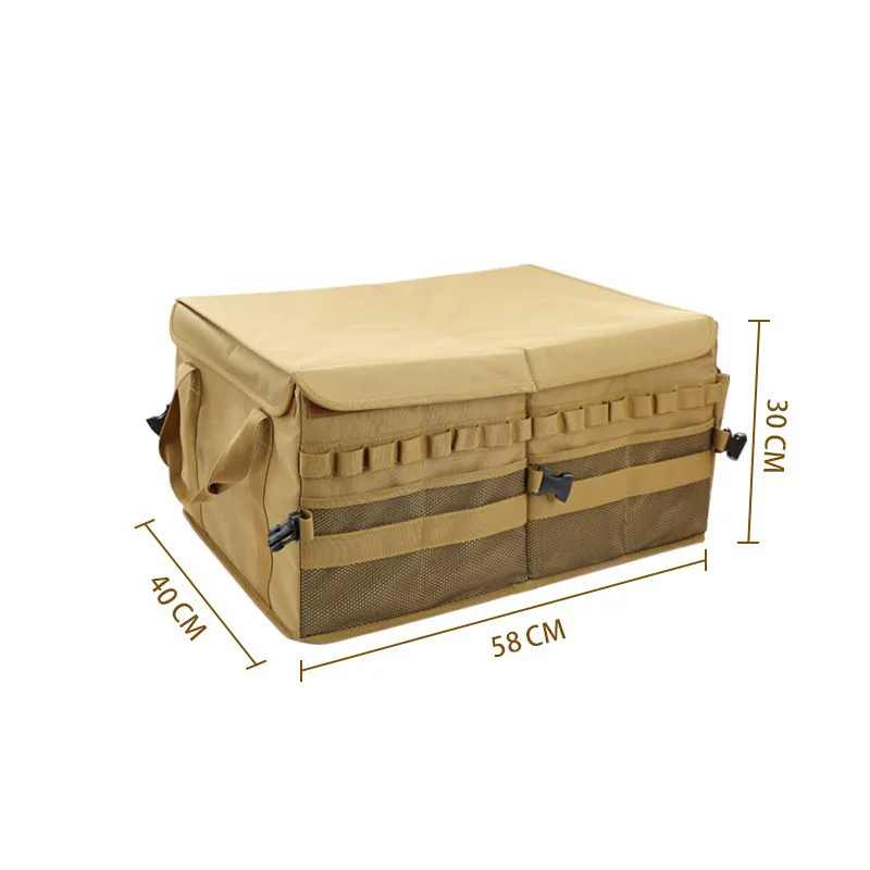 2024 Picnic Bag Outdoor Camping Organizers Portable Camping Storage Bag for Beach Picnic Road Trip Travel for Family Activities