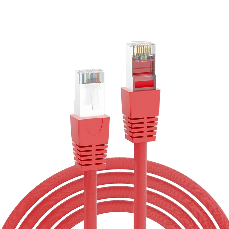 Low Moq Slim Cat8 Cat 8 20 м 100 50 2 белый красный Rj45 Интернет 40 Гбит/с передача данных Ethernet кабель патч-корд