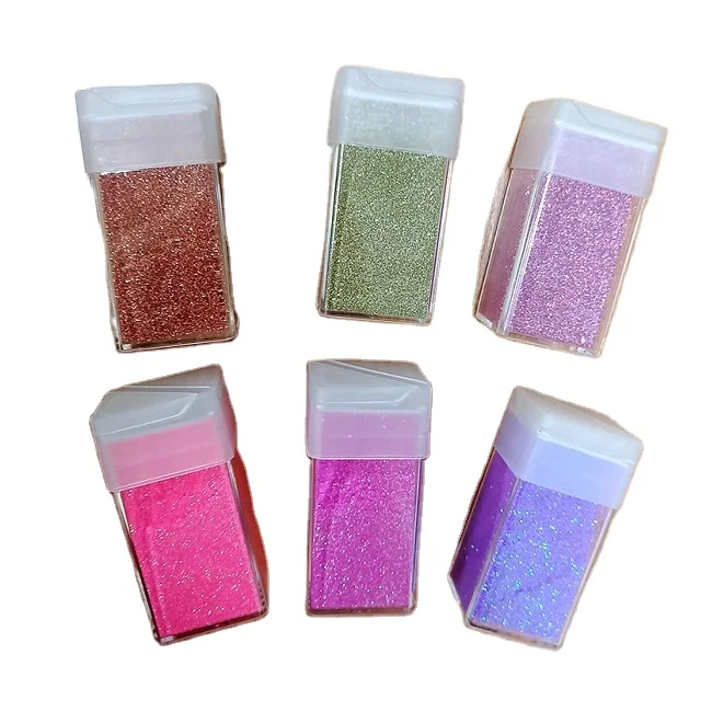 wholesale hexagon polyester glitter powder 4.5 oz shaker for nail art ,tumbler crafts decoration