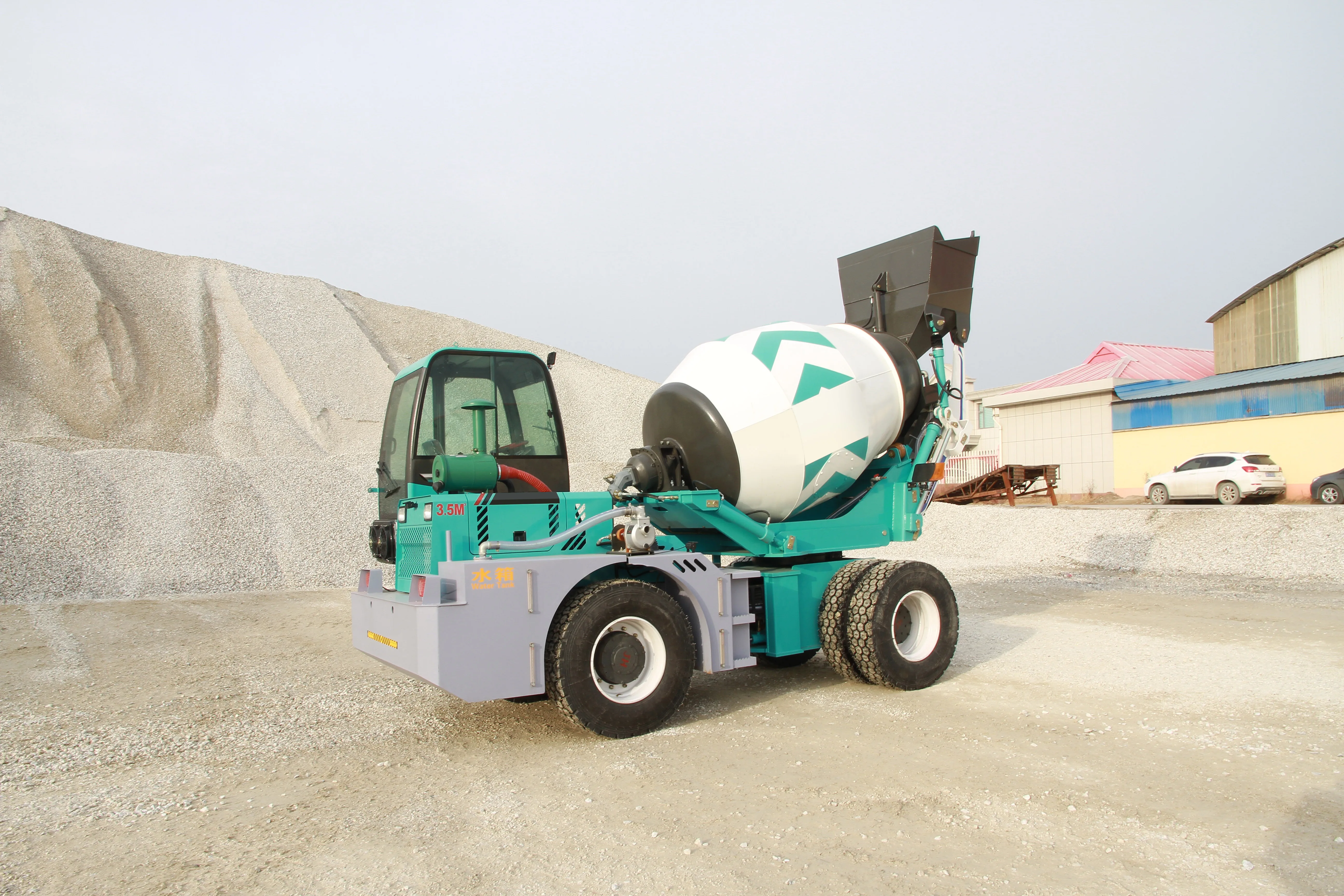 Cheapest self loading concrete mixer truck 1m3 2m3 3m3 4m3 5m3 6m3 concrete mixer and pump