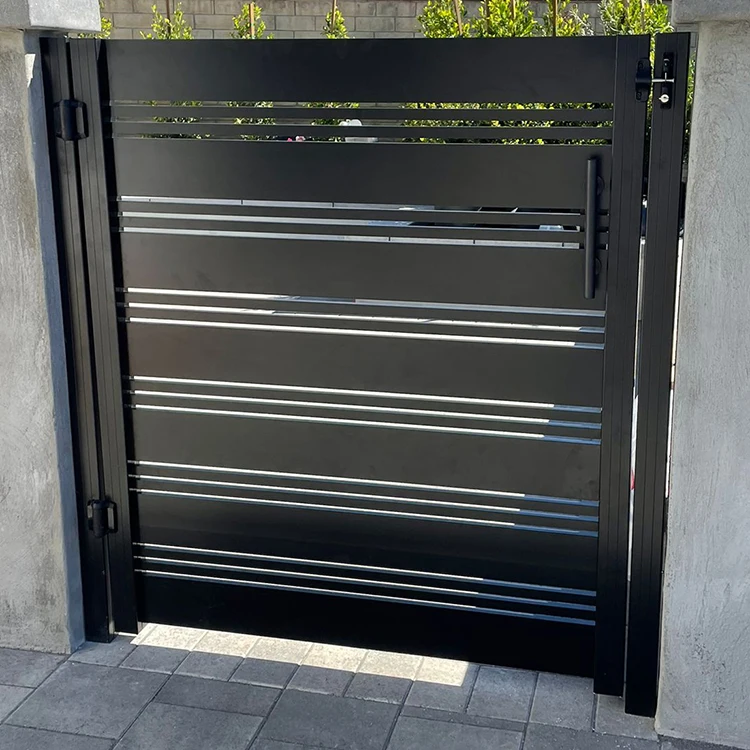 Diy Composite Privacy Fence Panels Good Look Outdoor Customized Metal Fence With 5mm Thickness Security Application