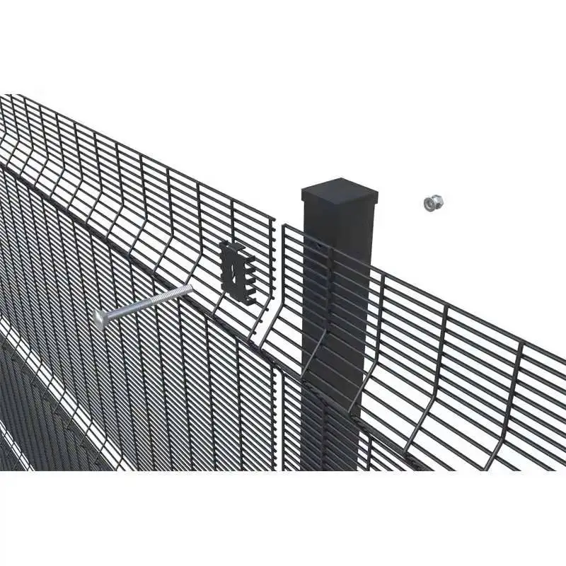 Direct Factory Manufacturer Sale 2m Galvanized 358 Security Powder Coated Metal Steel Garden Fence for Sport Use