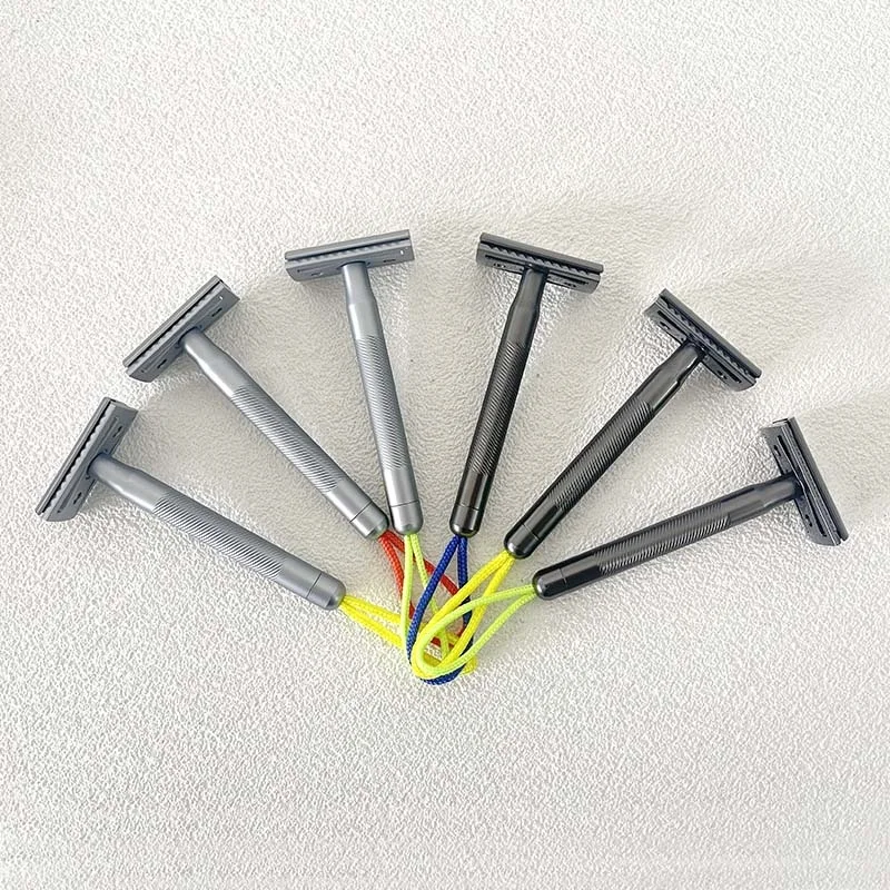 Eco Friendly Metal Razor Metal Shaving Razor Brass Handle  Double Edge Shaving Razor