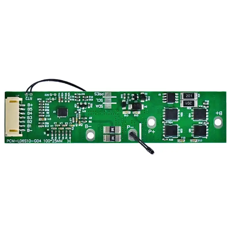 6s 24V 10a BMS Product Manufactur for 21.6V 22.2V Lithium ion Batteries 18V 19.2V LiFePO4 Battery Packs with SMBus Bluetooth