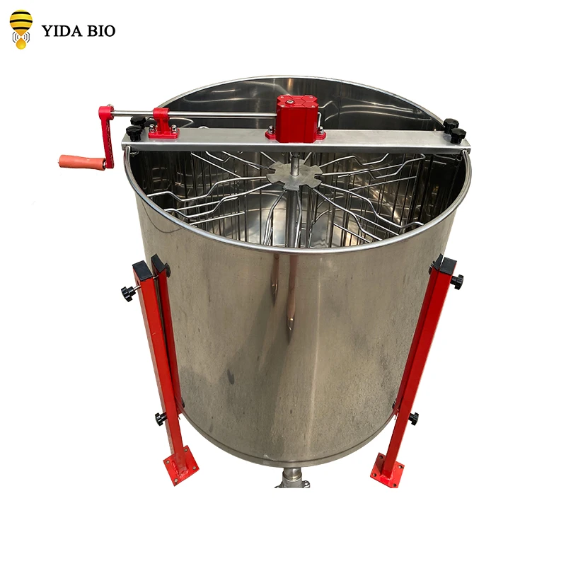 6 frames manual honey processing machine honey centrifuge