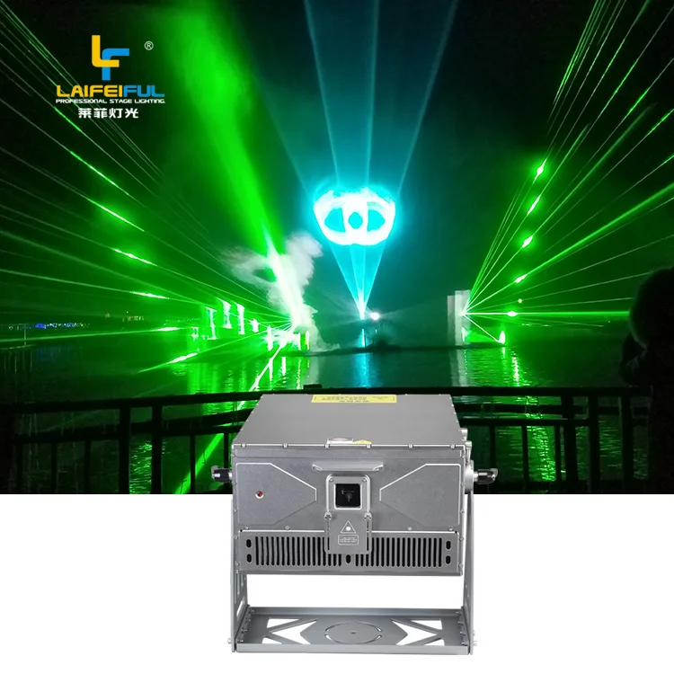 Светлая новейшая Водонепроницаемая 30 Вт Rgb Лазерная шоу Система встроенный Fb4-Net для использования на открытом воздухе