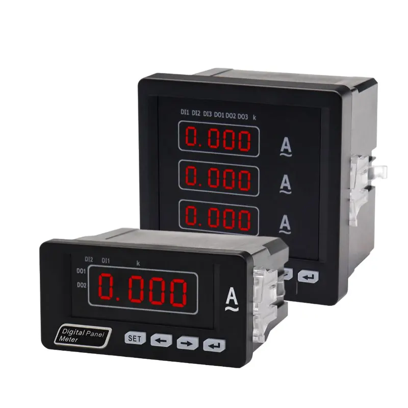 single-phase RS485 96 * 48 multifunctional electricity meter A V HZ KW KWH power meter multifunctional instrument