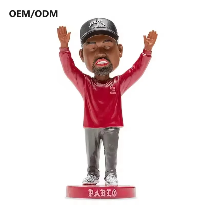 Customized PVC Bobble head Resin Action Figure 3D Vinyl Figure Toy plastic toy 3D  mold plastic  toy home decoration