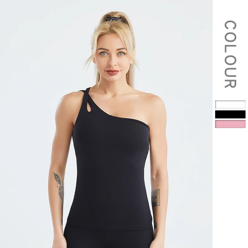 Wholesale Sexy Women new polyester spandex super soft fitness Gym fitness & yoga wear for Tik Tok Tiktok yoga top ladies