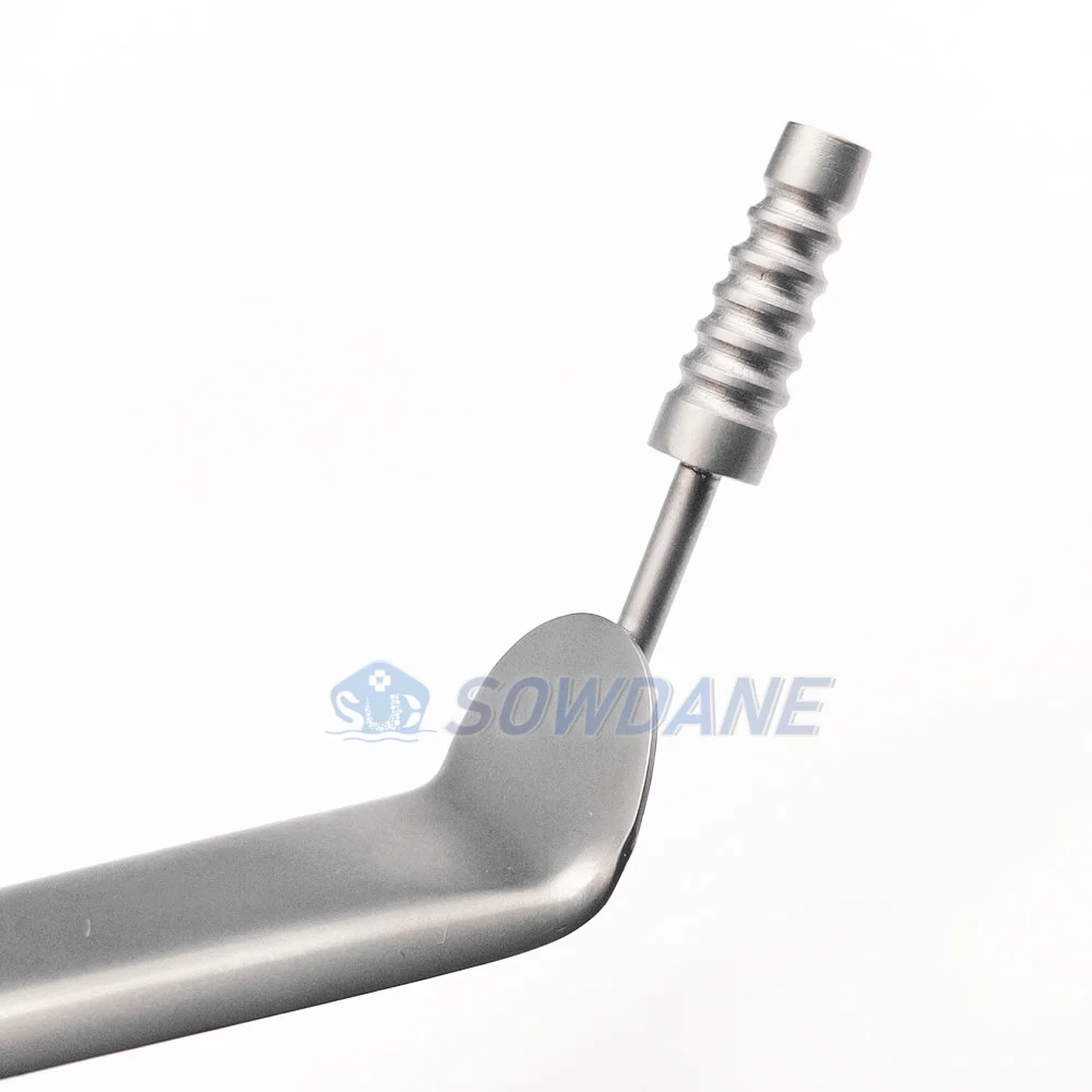Dental Minnesota Retractor Lip Tongue Depressor With Suction Tube Intraoral Surgery Retractors Lip and Cheek Mouth Opener
