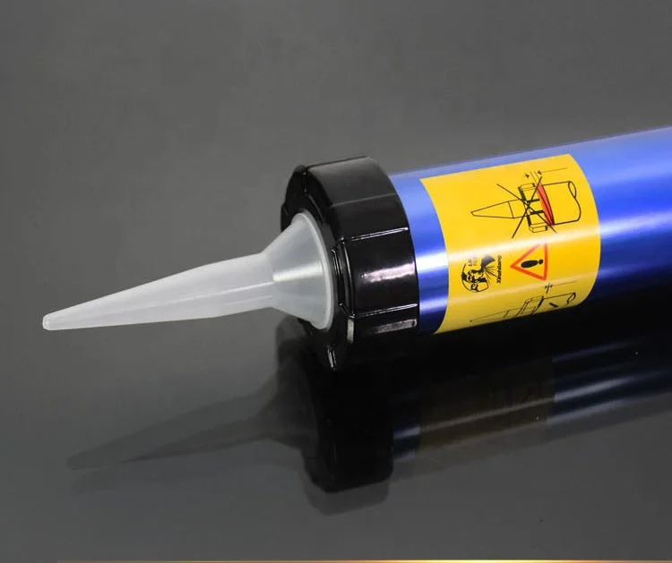 Thickened aluminum alloy barrel gun structure glue gun glass glue soft coated Cartridges Caulk Gun