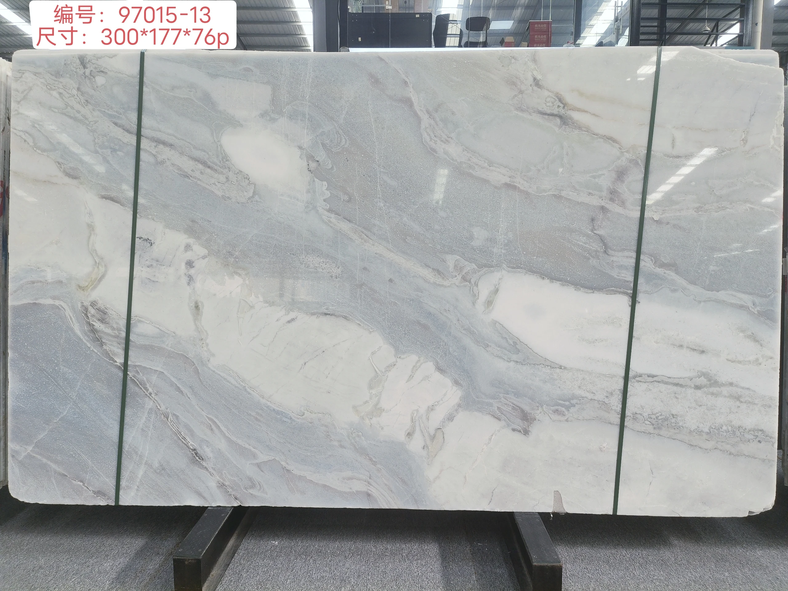 Customizable Size Non-slip Polished Blue Marble Wall Panels for Dining Table Wall Floor Decoration