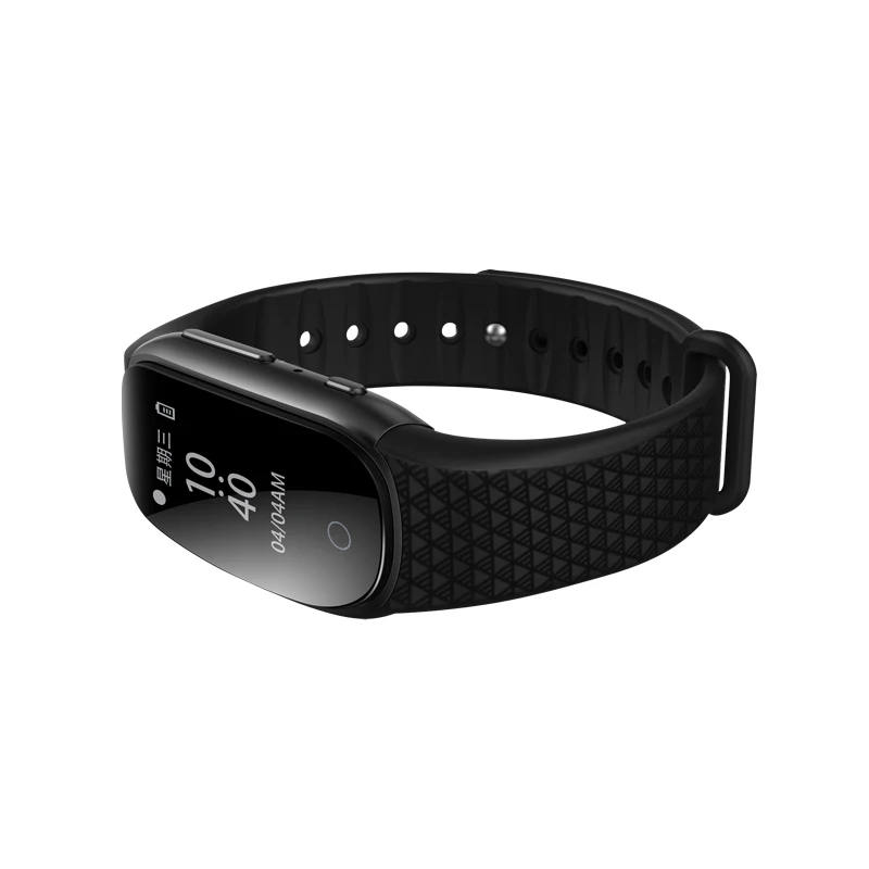 QZT voice recorder wrist watch black sound recorder