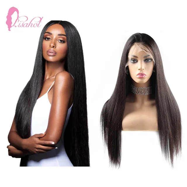 100% натуральные необработанные великолепные прямые волосы 4x4 HD с прозрачной сеткой без клея для черных женщин