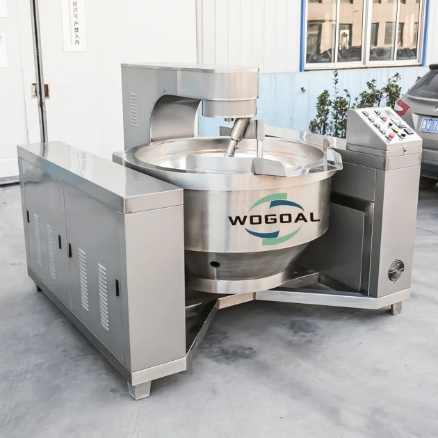 Automatic Pot Mixer jam sugar cooking melting jacketed kettle jam making machine