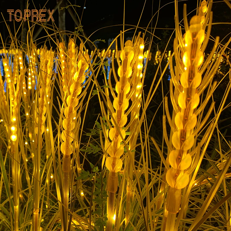Wholesale IP65 LED Wheat and Rice Flower Lights for Outdoor Garden Landscape Decoration DC Power Supply