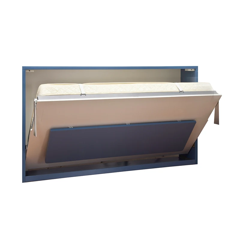 Cheap Price Horizontal Wall Bed White Single modern Murphy Bed With Folding Desk