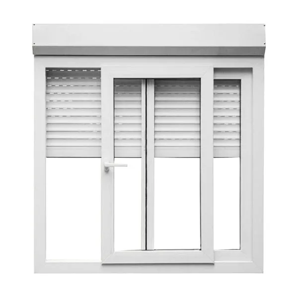 Modern aluminum windows and doors sliding window with electric roller shutter motor