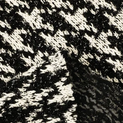 Новый стиль, модная грубая игольчатая жаккардовая пряжа, окрашенная tc клетчатая хлопчатобумажная полиэфирная ткань