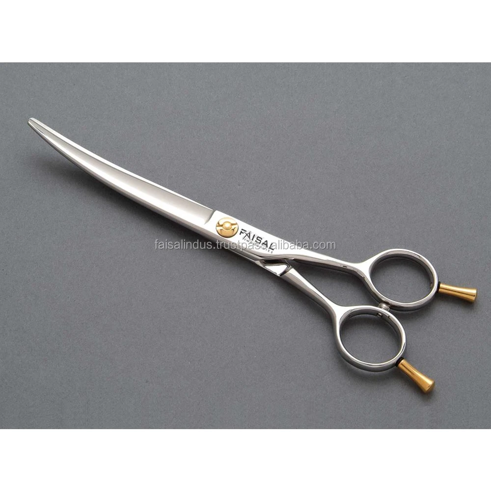 Pet Grooming Scissors Stainless Steel Styling Tools Hair Cutting for Pets Curved Scissors Animal Shaped dog beauty professional